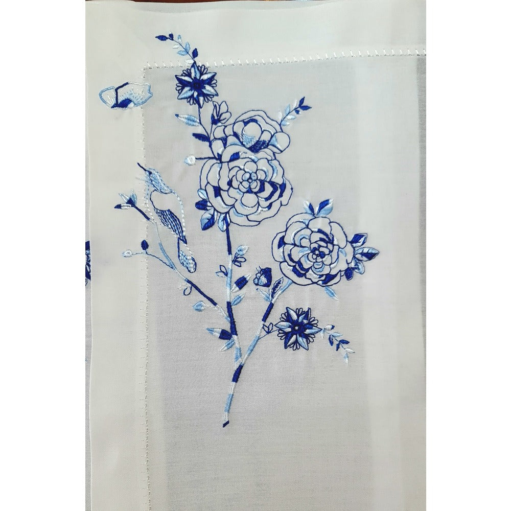 Juego de 6 servilletas de servicio y servilletas para cócteles de la serie Rose