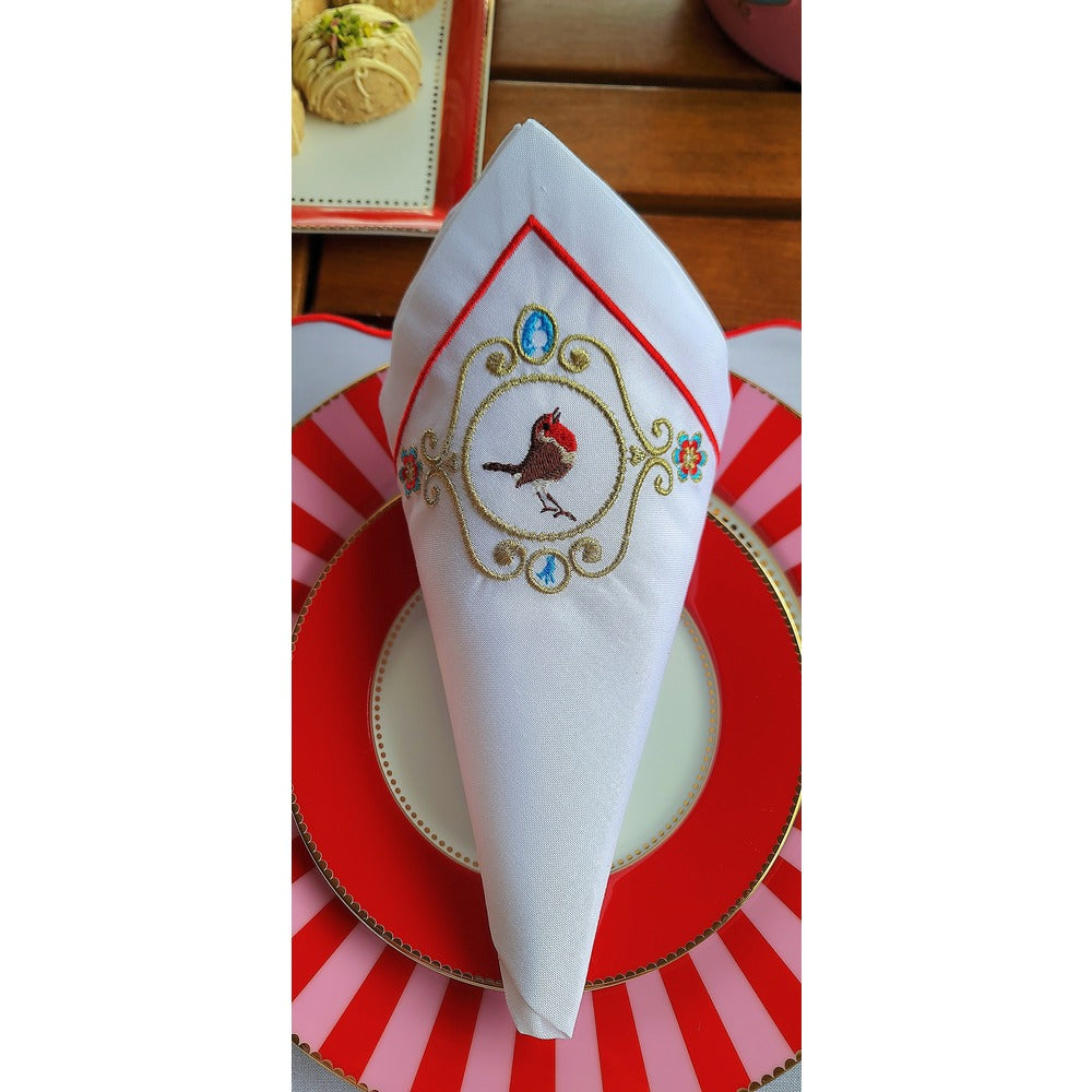 Bird Series: 2-Piece Placemat and Napkin Set