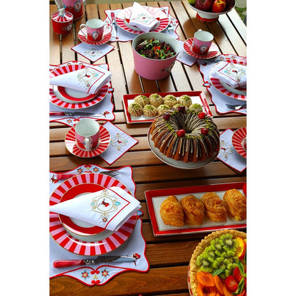 Bird Series: 6-Piece Placemat, Napkin, and Cocktail Napkin Set