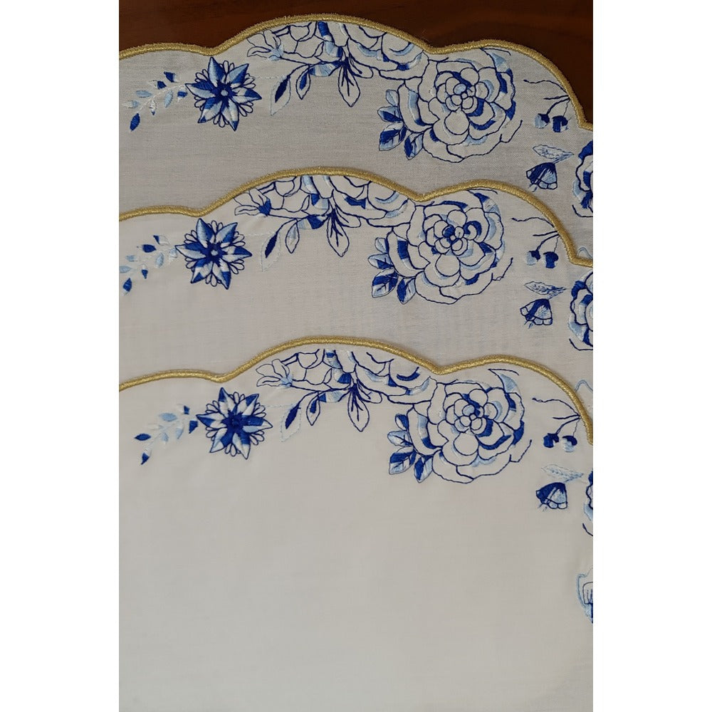 Rose Series: 2-Piece Placemat and Napkin Set