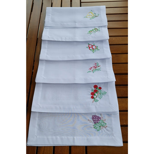 Fruit Series: Runner and 6-Piece Napkin Set